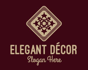 Beige Decorative Tile  logo design