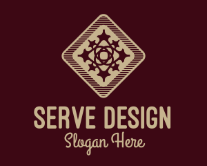 Beige Decorative Tile  logo design