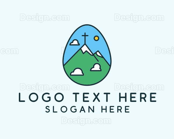 Egg Mountain Cross Logo