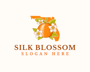 Florida Orange Blossom Fruit logo design