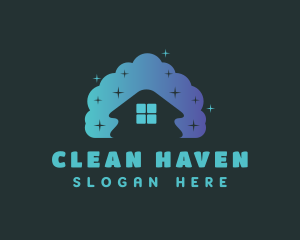 House Sanitary Cleaning logo design