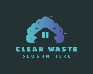 House Sanitary Cleaning logo design