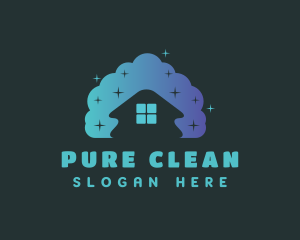 House Sanitary Cleaning logo design