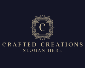 Luxury Flower Ornate Boutique logo design