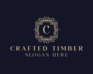 Luxury Flower Ornate Boutique logo design