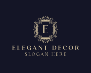 Luxury Flower Ornate Boutique logo design