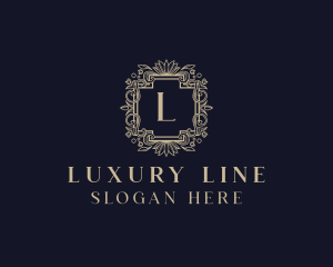 Luxury Flower Ornate Boutique logo design