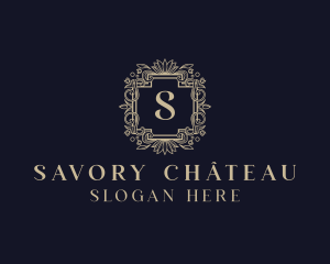 Luxury Flower Ornate Boutique logo design