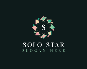 Star Abstract Digital logo design