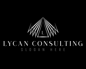 Pyramid Firm Agency logo design