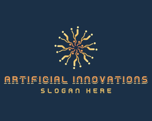 Tech Artificial Intelligence logo design