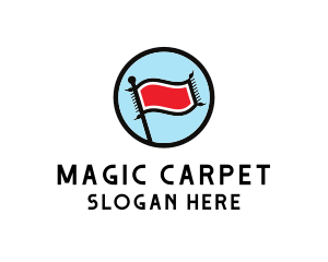 Carpet Rug Flag logo design