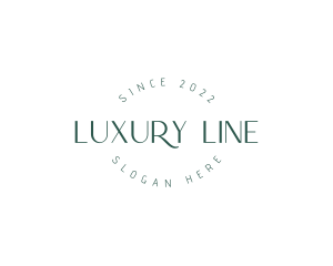 Minimalist Premium Luxury logo design