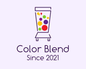 Colorful Juice Blender logo design