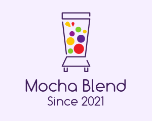 Colorful Juice Blender logo design