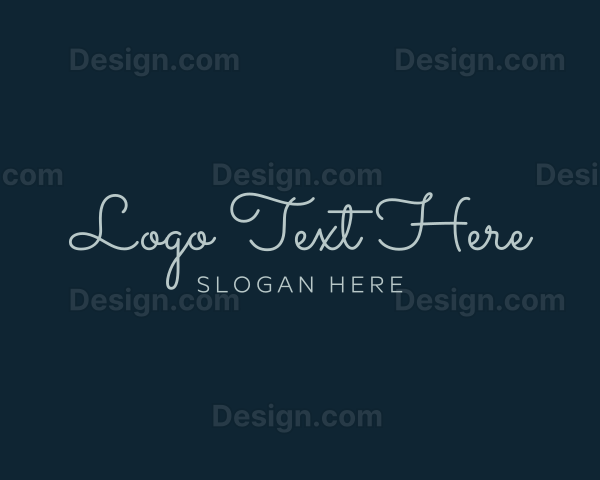 Elegant Feminine Wordmark Logo