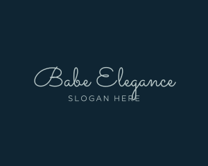 Elegant Feminine Wordmark logo design