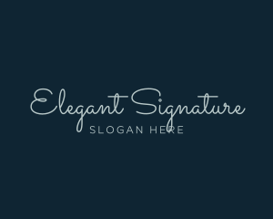 Elegant Feminine Wordmark logo design