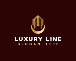 Luxury Building Apartment logo design