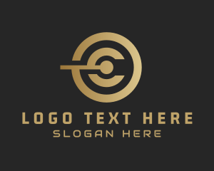 Trade - Cryptocurrency Letter C logo design