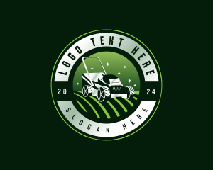 Landscaping Lawn Mower logo