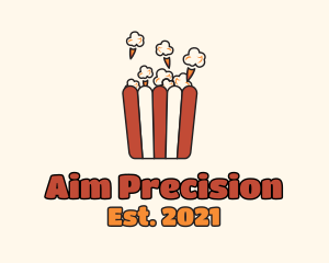 Cinema Popcorn Snack logo