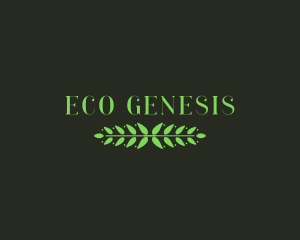 Eco Nature Leaf logo design