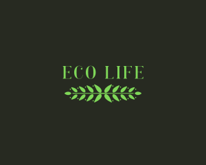 Eco Nature Leaf logo design