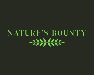 Eco Nature Leaf logo design