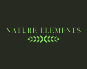 Eco Nature Leaf logo design