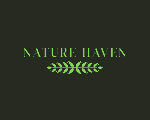 Eco Nature Leaf logo design