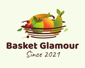 Colorful Fruit Basket logo design