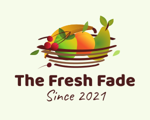 Colorful Fruit Basket logo design