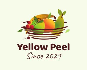 Colorful Fruit Basket logo design