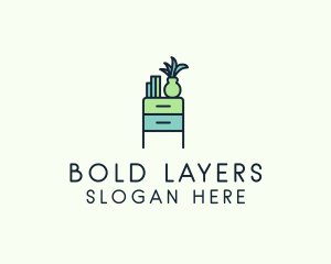 Room Drawer Furniture logo design