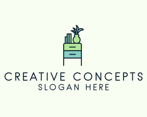 Room Drawer Furniture logo design