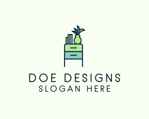 Room Drawer Furniture logo design