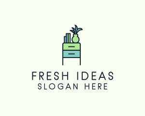 Room Drawer Furniture logo design