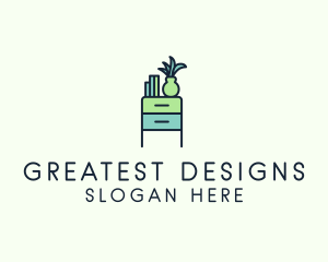 Room Drawer Furniture logo design