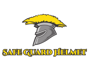 Spartan Yellow Helmet logo