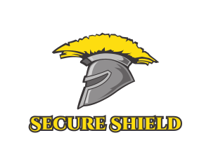 Spartan Yellow Helmet logo