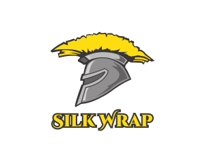 Spartan Yellow Helmet logo design