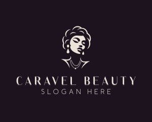 Beauty Woman Jewelry logo design