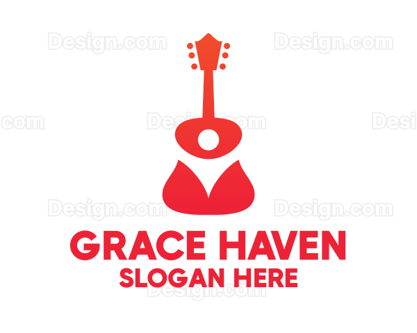 Red Rose Guitar Logo