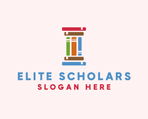 Education Learning Pillar Books logo design