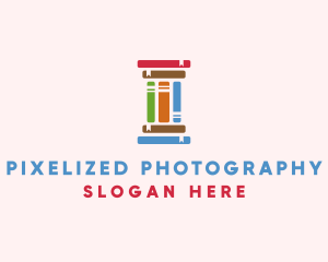 Education Learning Pillar Books logo design