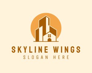 House Building Skyline logo design