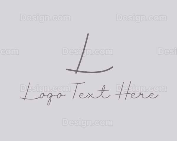 Generic Cursive Business Logo