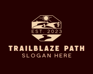 Desert Road Pathway logo design