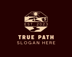 Desert Road Pathway logo design